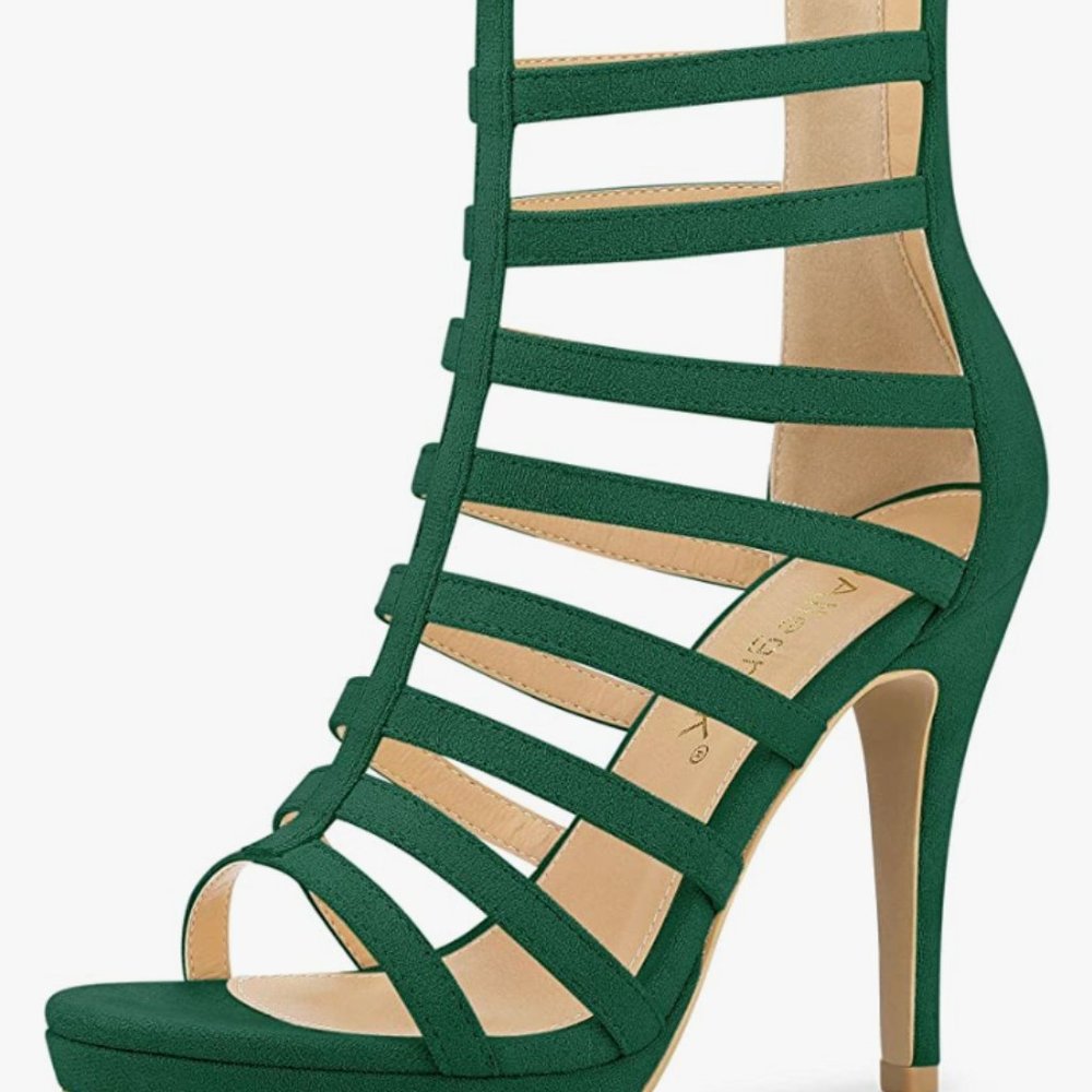 Strappy heels